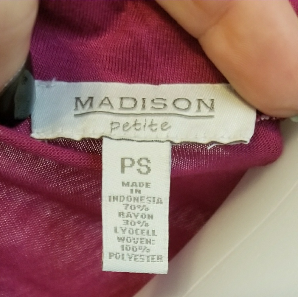 Madison V Neck Ruffle  Top - Picture 7 of 7